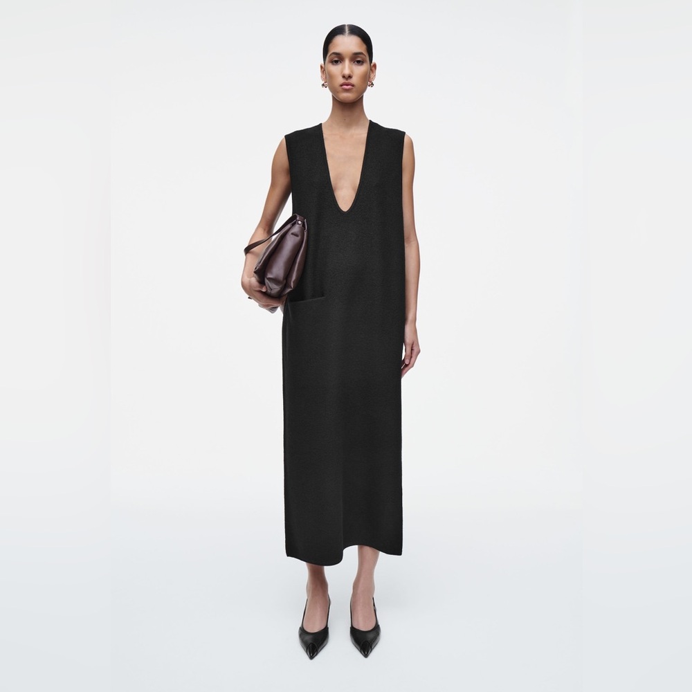 COS Boiled Wool Midi Dress XS